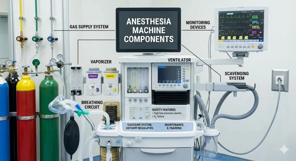 Understanding the Key Components of an Anesthesia Machine
